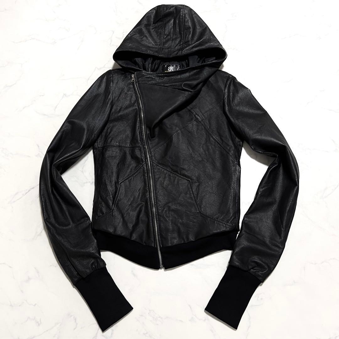Dark Wear Leather Jacket Y2K Opium EKAM系