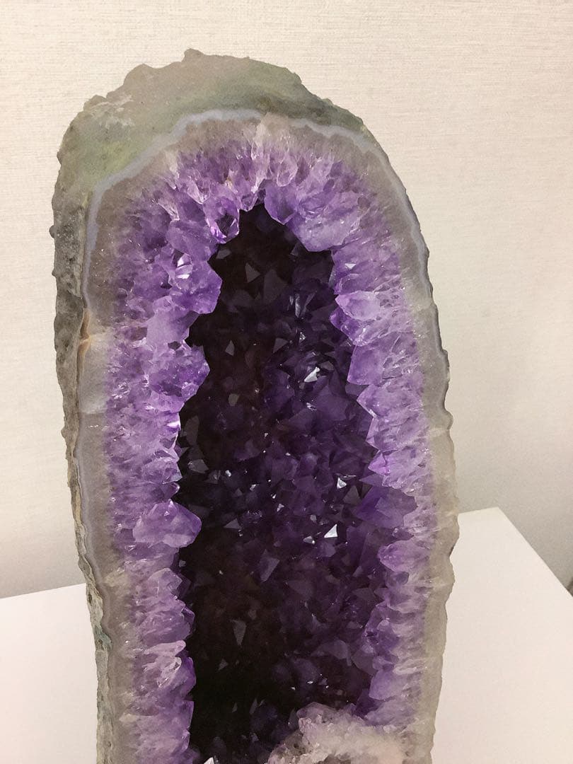 天然アメジストドーム 縦型 紫水晶 原石 パワーストーン