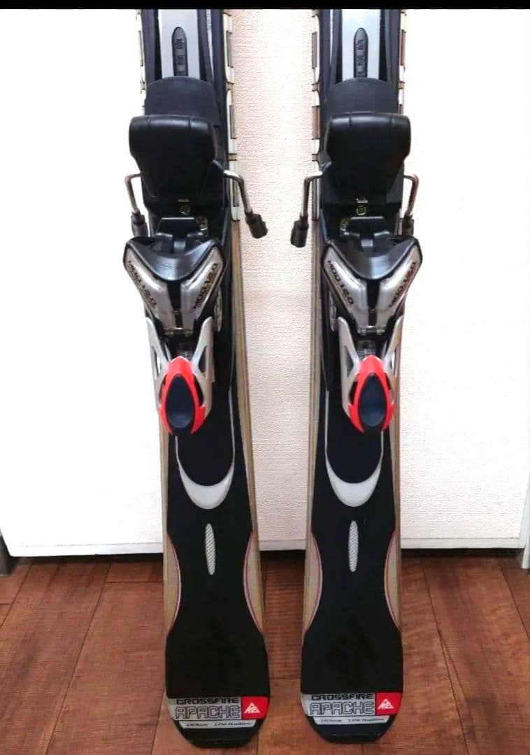 スキー板　K2　クロスファイヤー　アパッチ　ビンディング付き