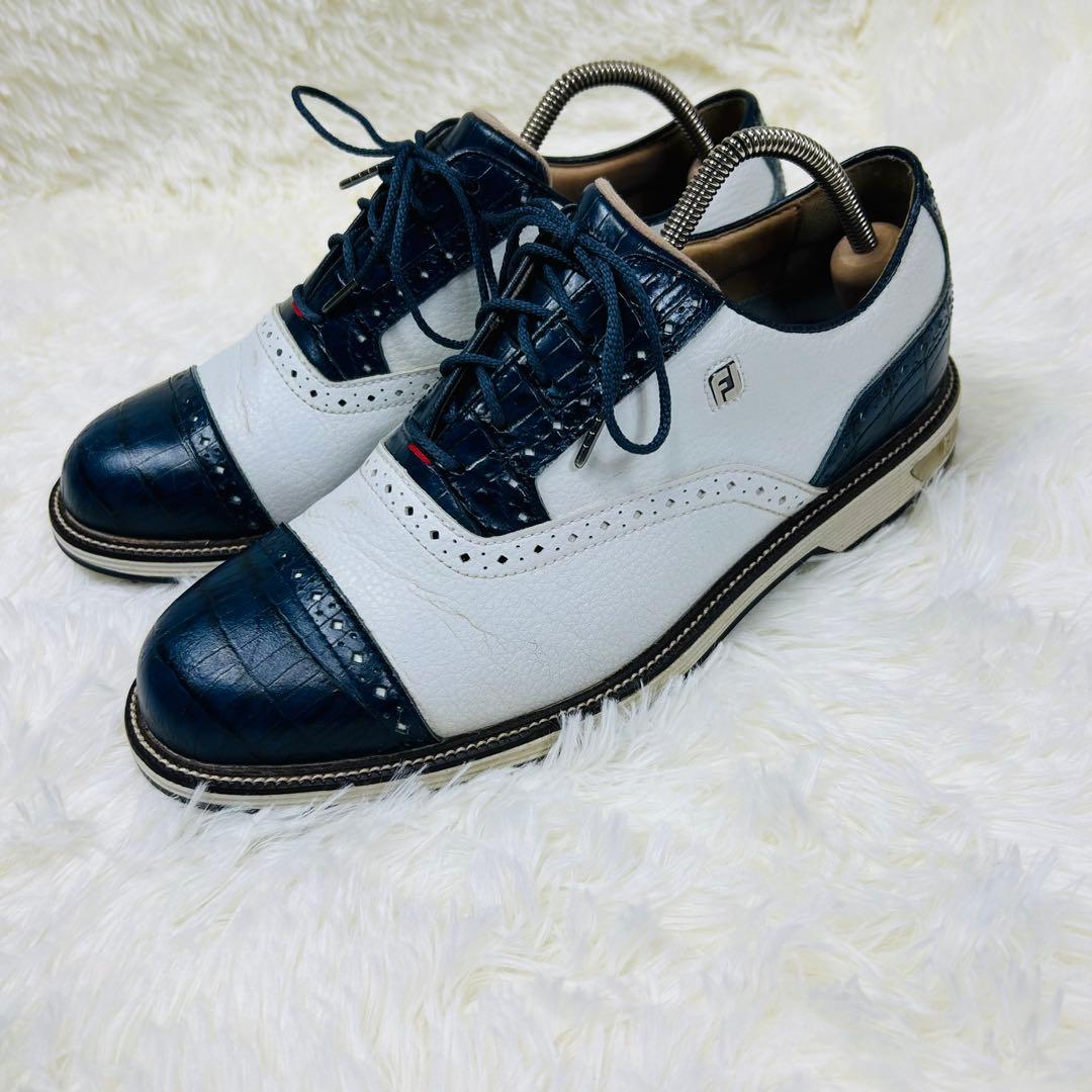 FootJoyドライジョイズ プレミア ターロウ 25.5 ウィングチップ