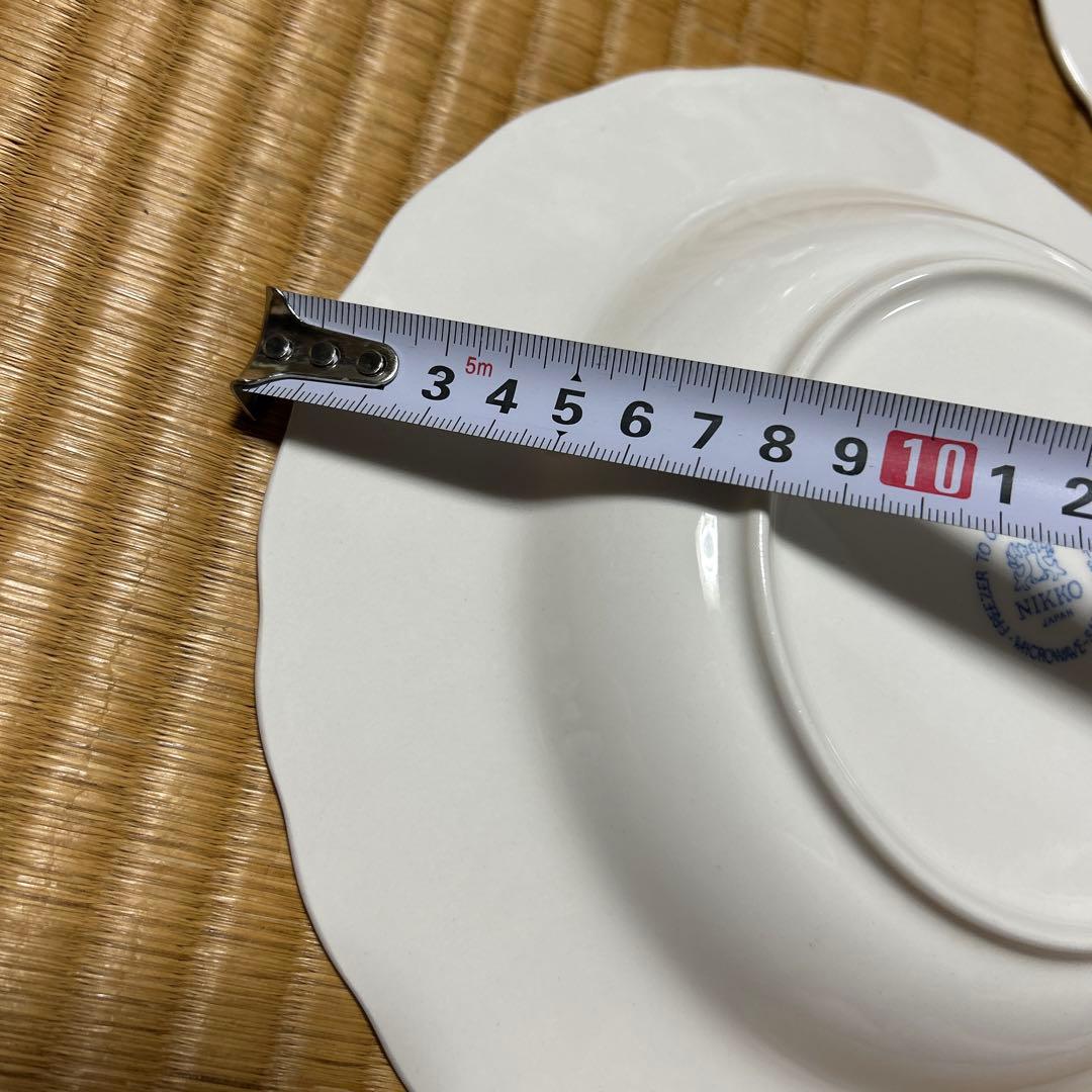 NIKKO ピオニール　花柄陶磁器　4枚　ヴィンテージ　皿　深皿　スープ　カレー