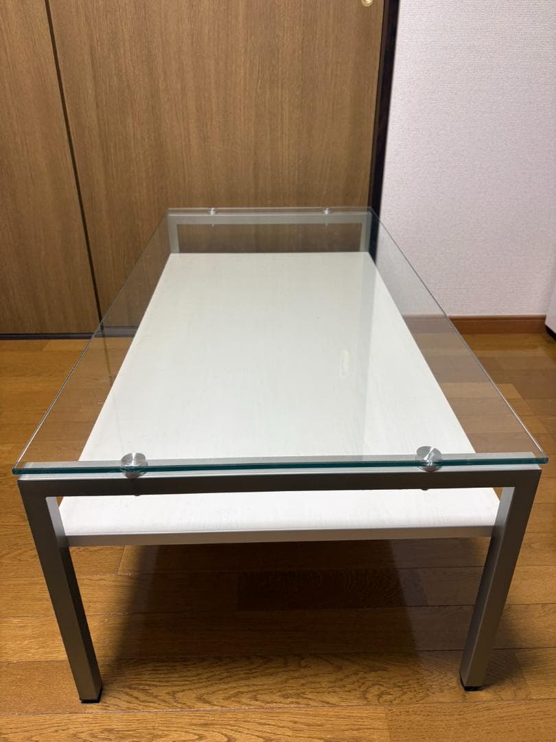 E*P様 美品 送料込み 300円スタート ニトリ ガラステーブル