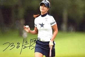 女子ゴルフ　キム・ハヌル 　証明書付き　直筆サイン入りフォト