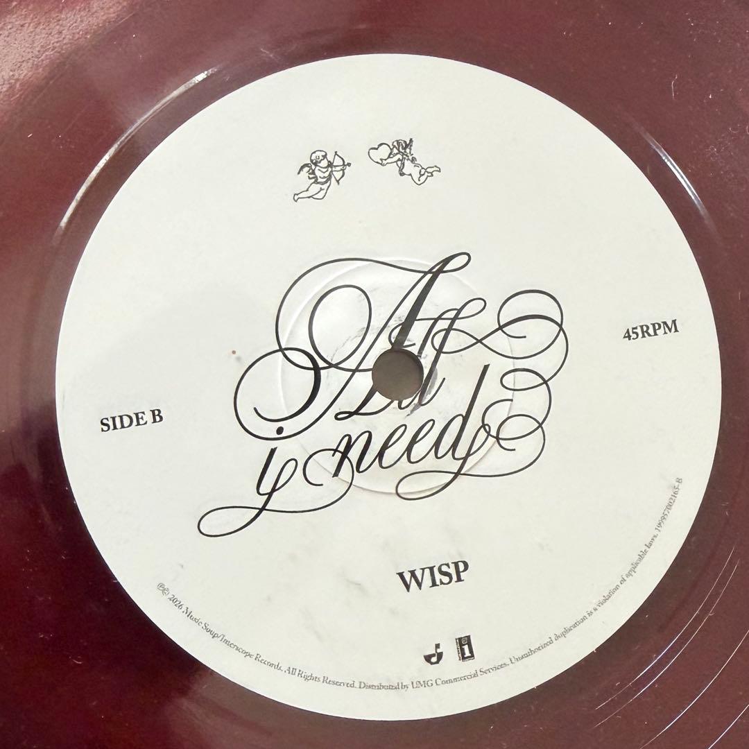 Wisp vinyl Yellow All I need レコード　ウィスプ