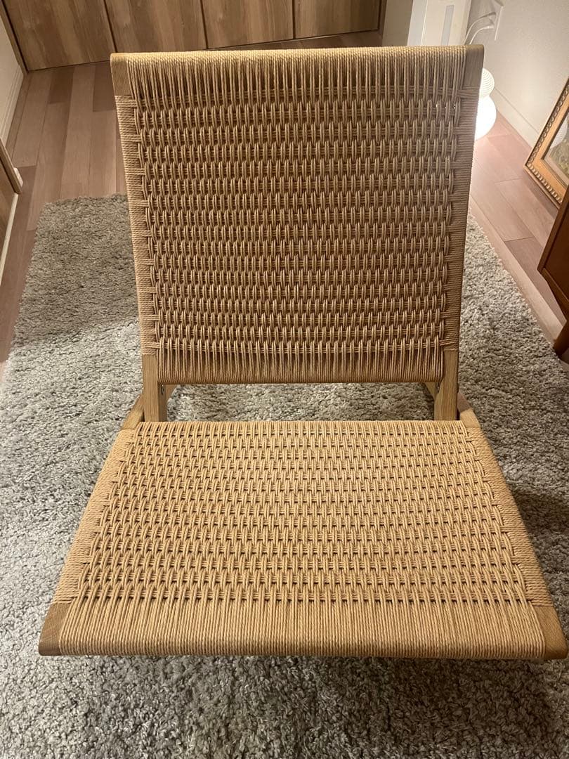 【正規品】カールハンセン キューバチェア オーク材 ソープ仕上 ペーパーコード