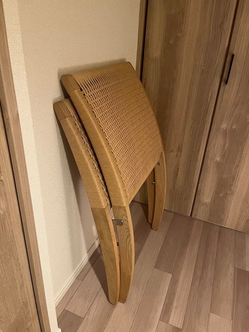 【正規品】カールハンセン キューバチェア オーク材 ソープ仕上 ペーパーコード