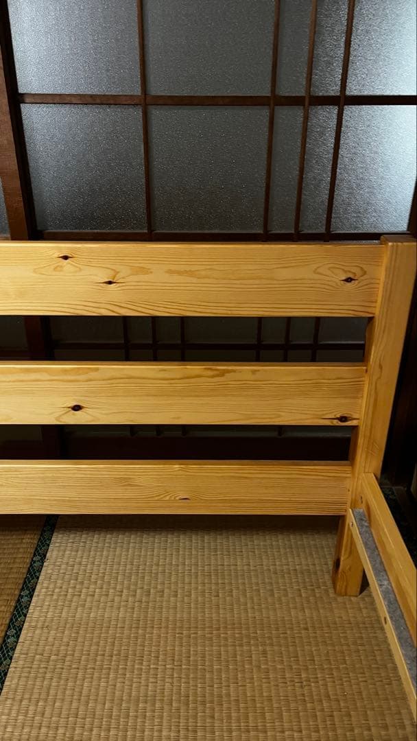 無印良品 木製ベッド パイン材 シングル 埼玉県熊谷周辺の待ち合わせ受取or配送