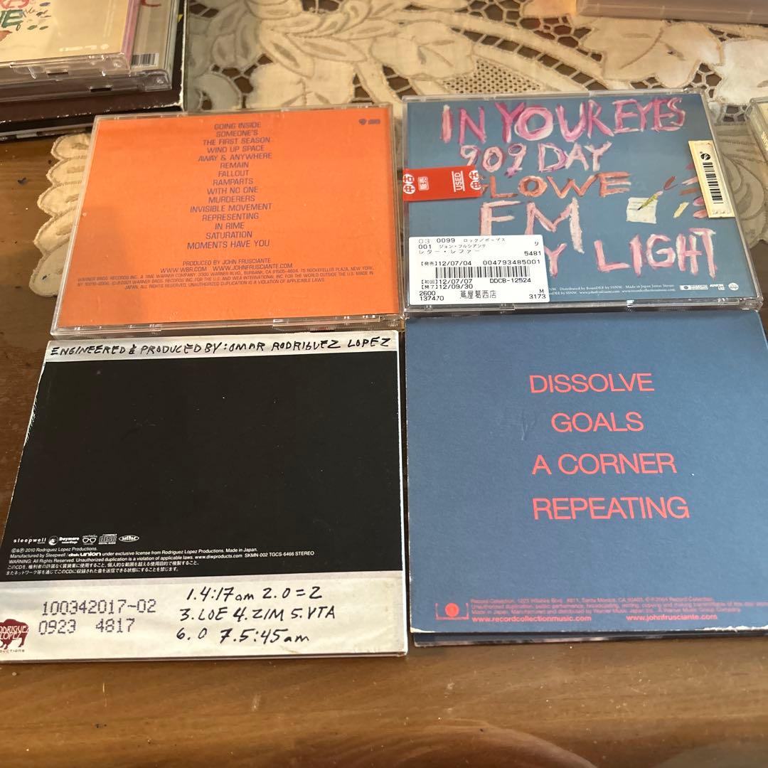 レッチリ、レア、John Frusciante アルバムコレクション