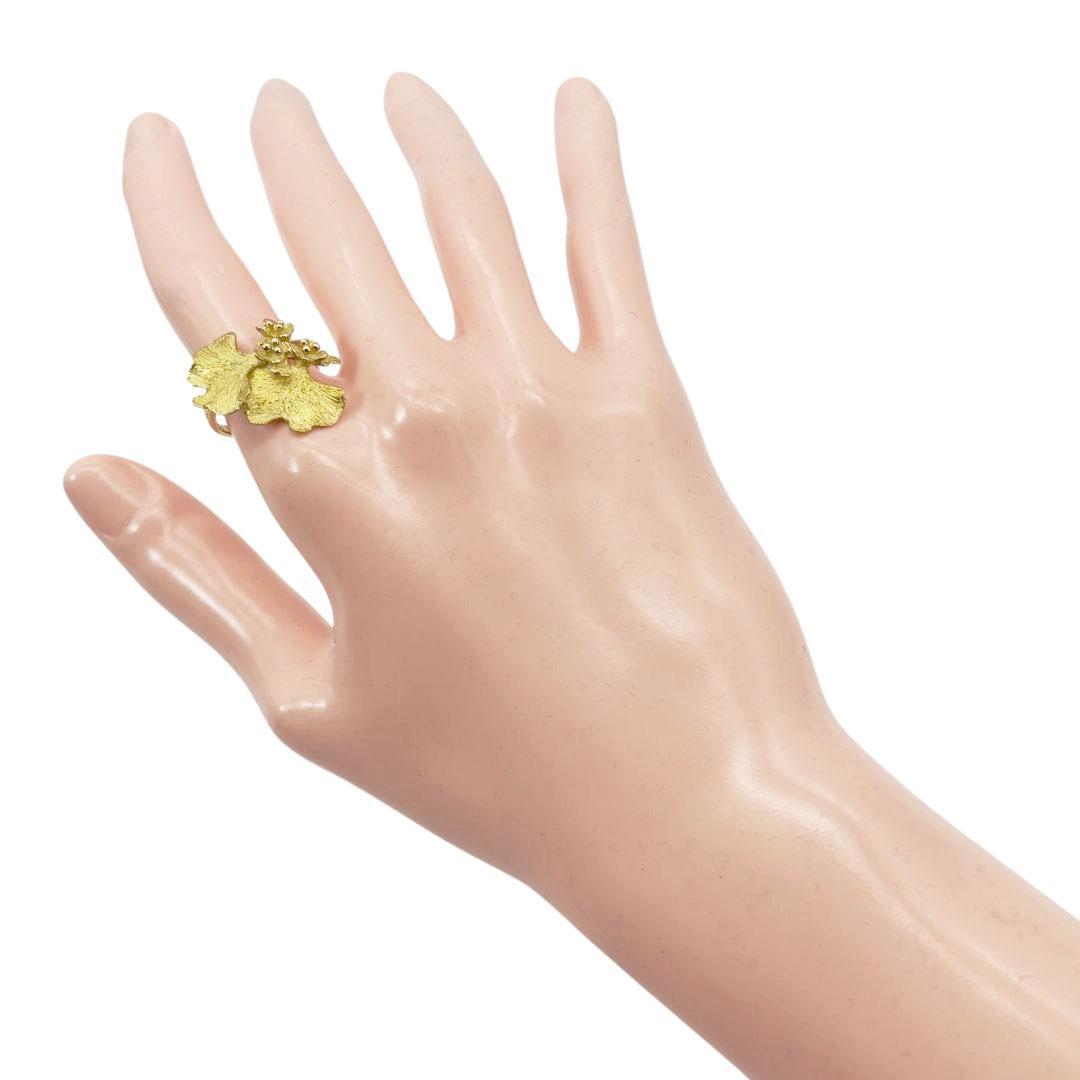 【美品】池田啓子 AKコレクション オンジジューム リング 指輪 750 Q14