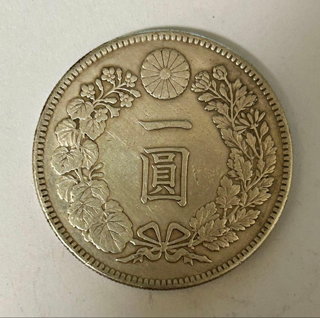 1円銀貨5枚セット① M34・36・38・45年 T3年　一圓銀貨　円銀