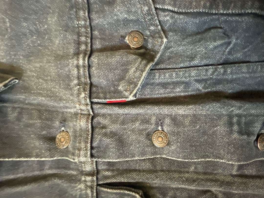 【80s USA製】Levi’s 70506-0259 先染めブラック 42