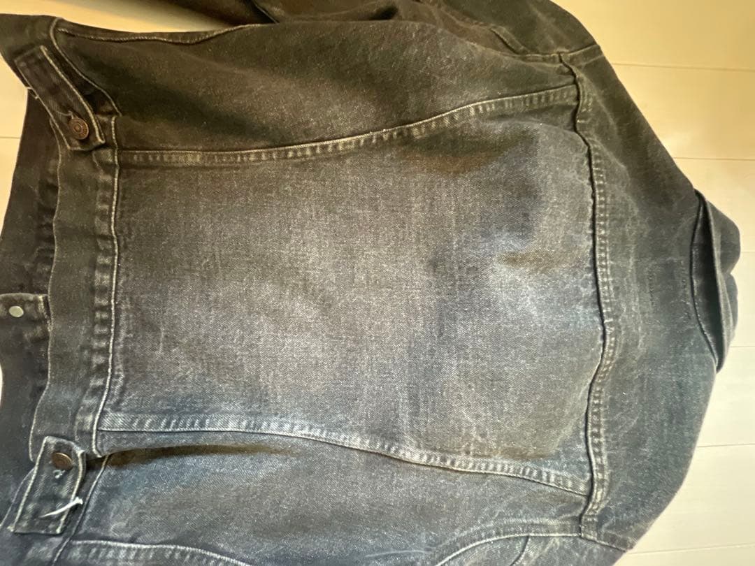 【80s USA製】Levi’s 70506-0259 先染めブラック 42