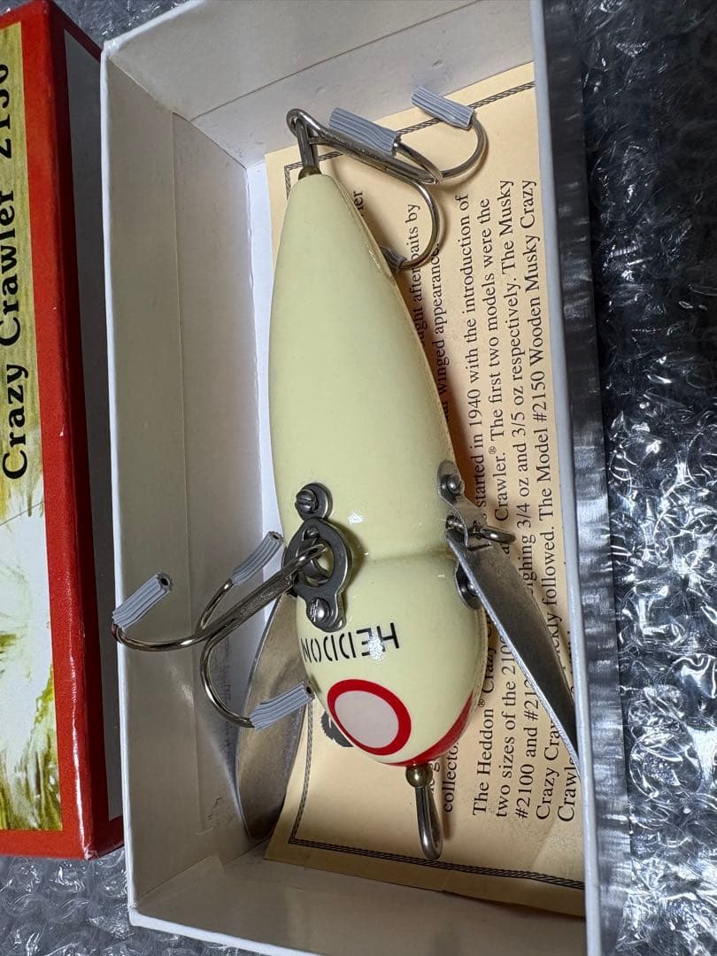 ヘドン　マスキークレイジークローラー　新品 希少　NIB HEDDON ルアー