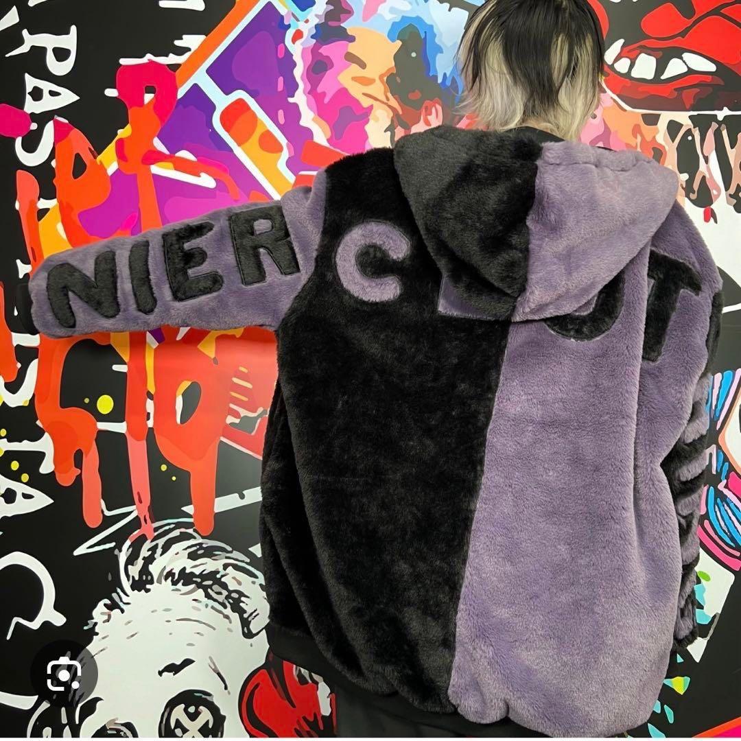 超美品❗️NieR 【超ふわもこ】TWO-TONE ZIP OUTER