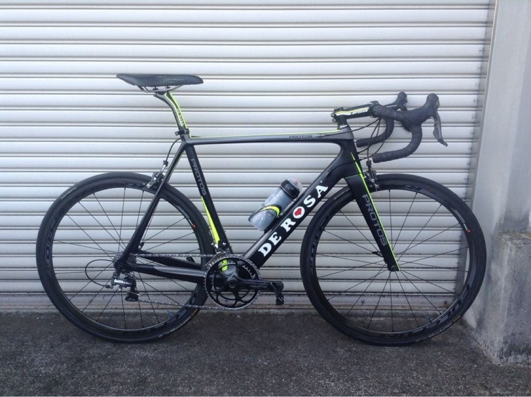 自転車本体 de rosa protos black yellow fluo 56.5