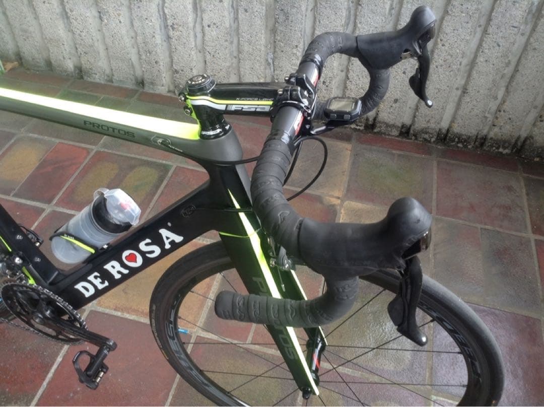 自転車本体 de rosa protos black yellow fluo 56.5