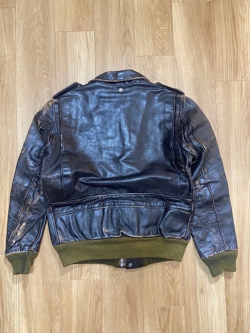 70’s Schott A-2 レザージャケット ミリタリージャケット