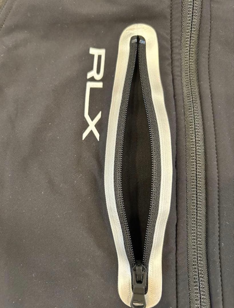 RLX ゴルフ　 フード付きハーフジップパーカー M