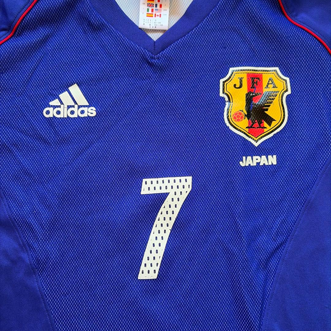 2002日韓ワールドカップ日本代表ユニフォーム　中田英寿　S