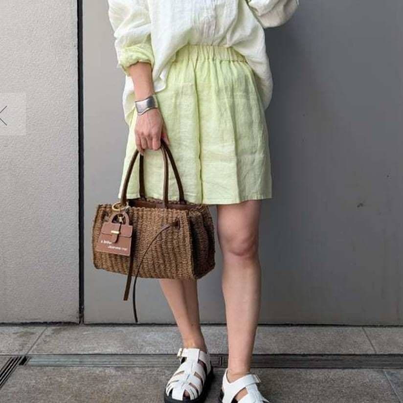 ￥15400 ⇒￥7950 雑誌掲載完売商品 収納力抜群和洋装2wayかごバック