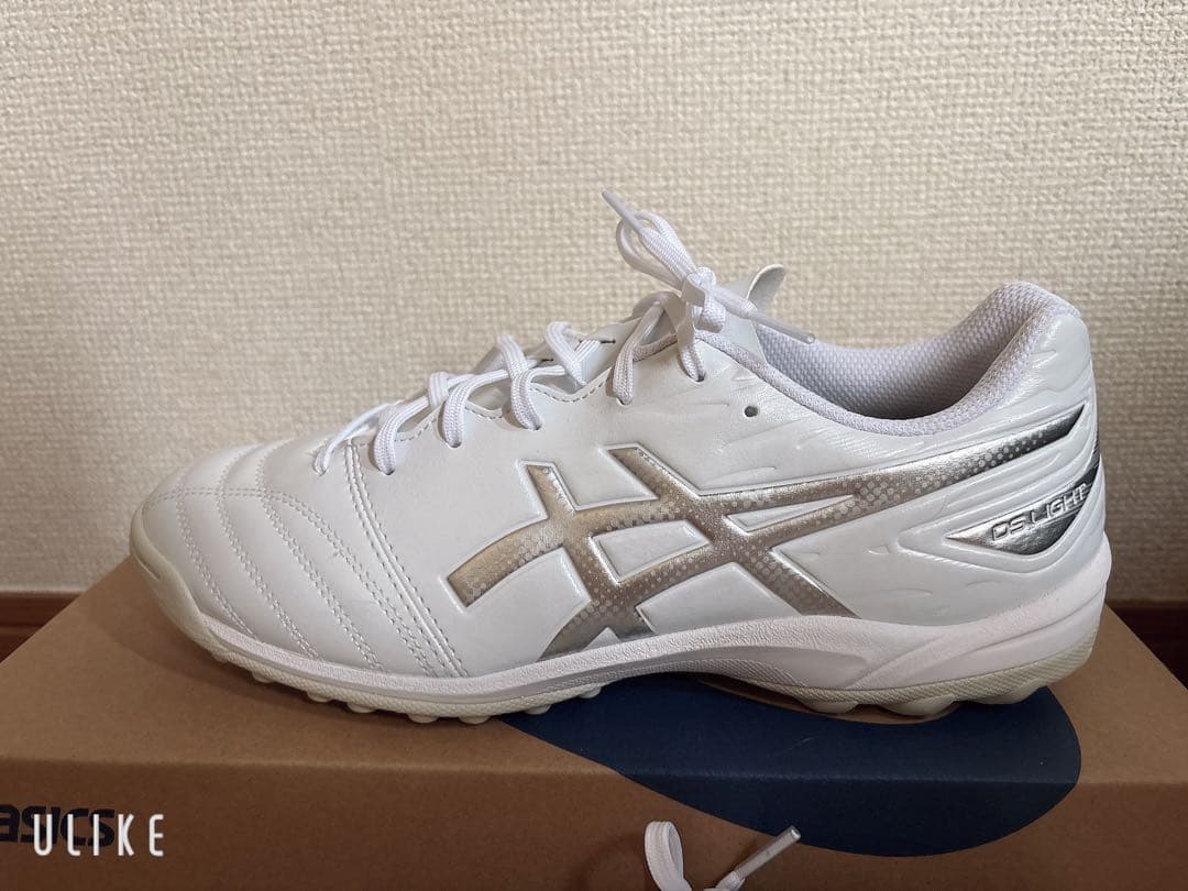 asics DS LIGHT トレーニングシューズ ホワイト/シルバー 合成皮革