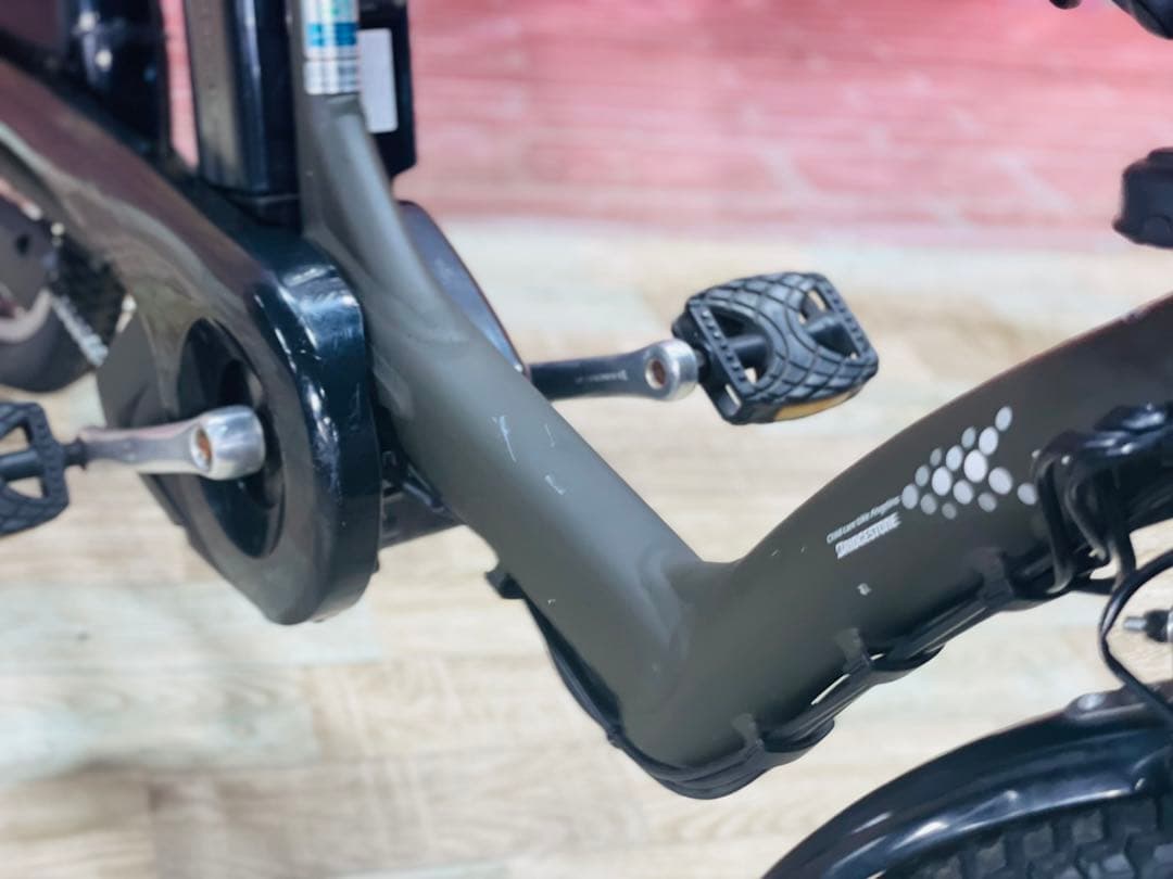 K2516 電動自転車ブリヂストン アンジェリーノ 子供乗せ 20インチ送料無料