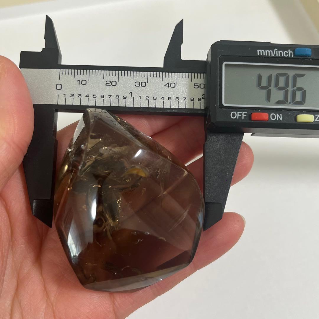 【天然石】スモーキー(ゼウス)シトリンクォーツ 専用箱付き 111.5g