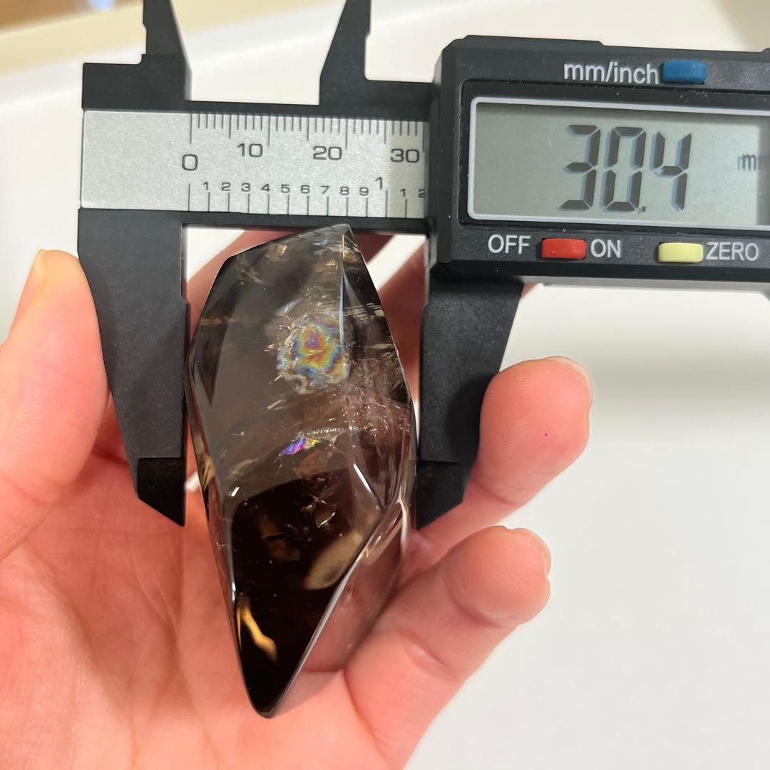 【天然石】スモーキー(ゼウス)シトリンクォーツ 専用箱付き 111.5g