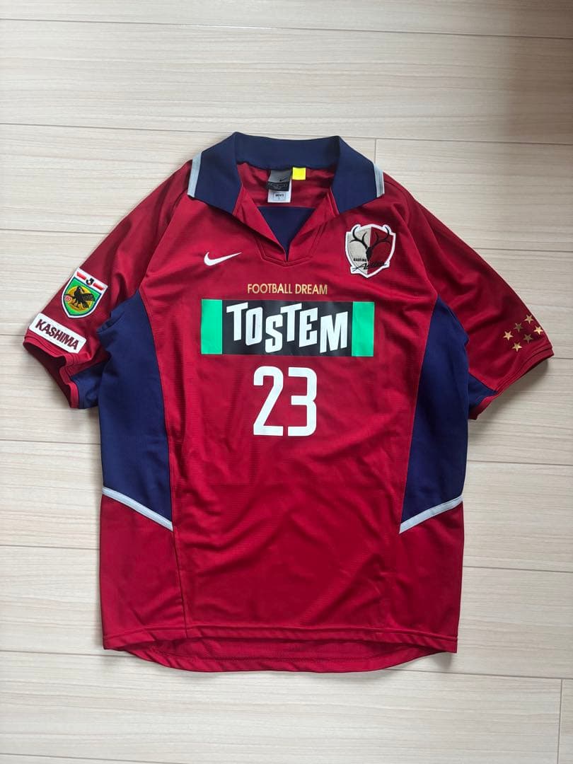 値下　鹿島アントラーズ　ユニフォーム　選手支給　上下　大谷昌司2002/2003