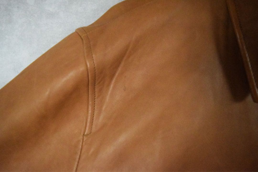 ラルフローレン レザースイングトップ 90s Ralph Lauren