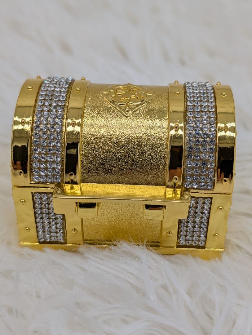 美品●ローズゴールド エタニティリング　10k 金属ケース付き