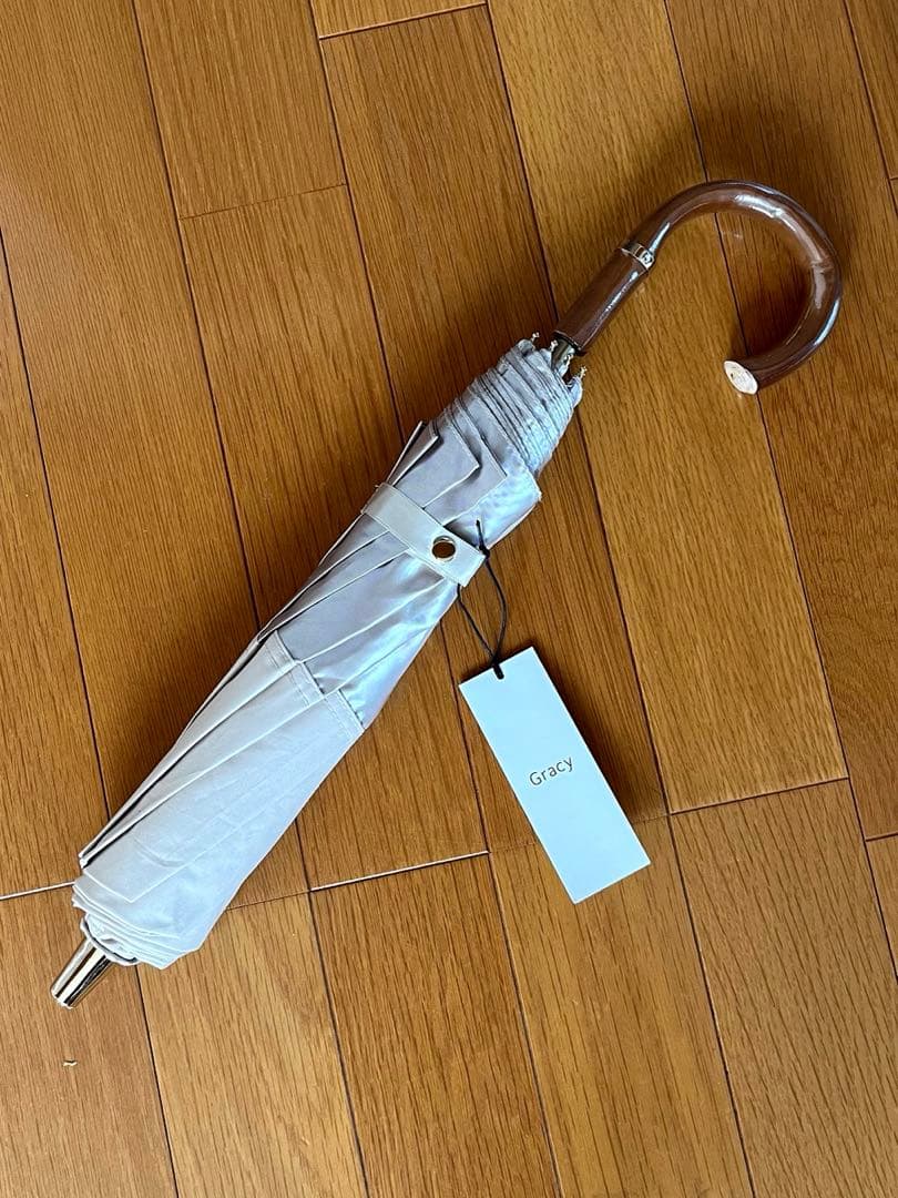 新品　GRACY 晴雨兼用　遮光遮熱 折りたたみ日傘
