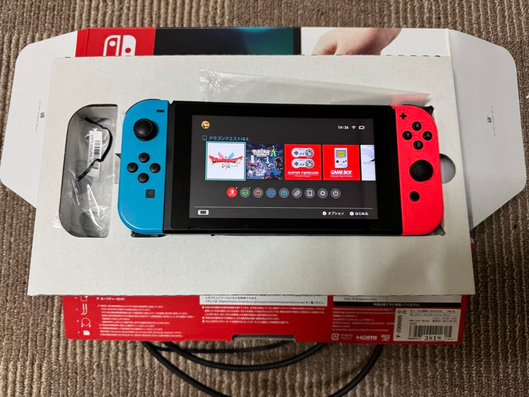 Nintendo Switch ネオンブルー/ネオンレッド 本体　ジャンク