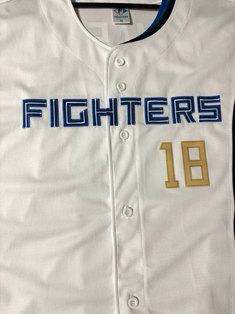 北海道日本ハム レプリカユニフォーム XL 18 山崎福也