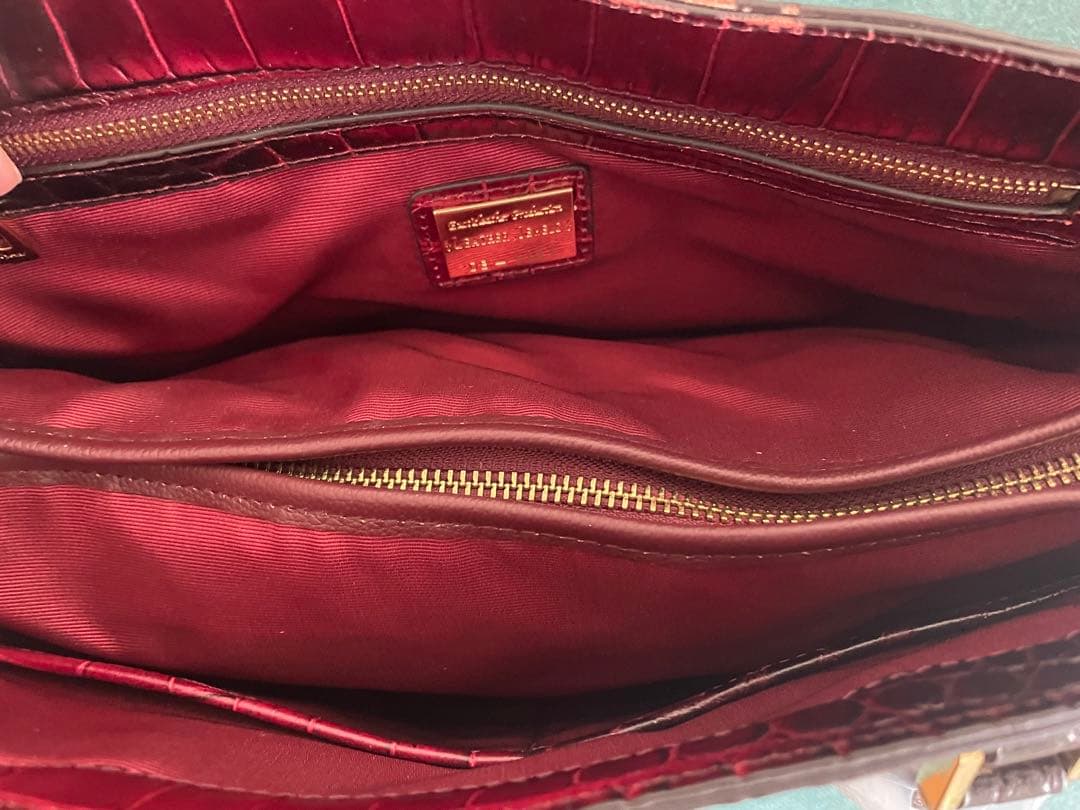 【未使用品】レザージュエルズ クロコダイル型押しレザー 2WAY トートバッグ