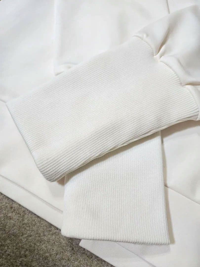【新品タグ付】ANSUNESS♡袖リブ切替裏微起毛オーバーサイズカットソー　M