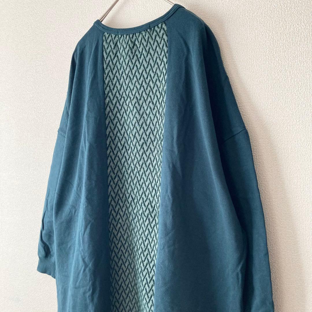 【美品】sneeuw ロングワンピース グリーン