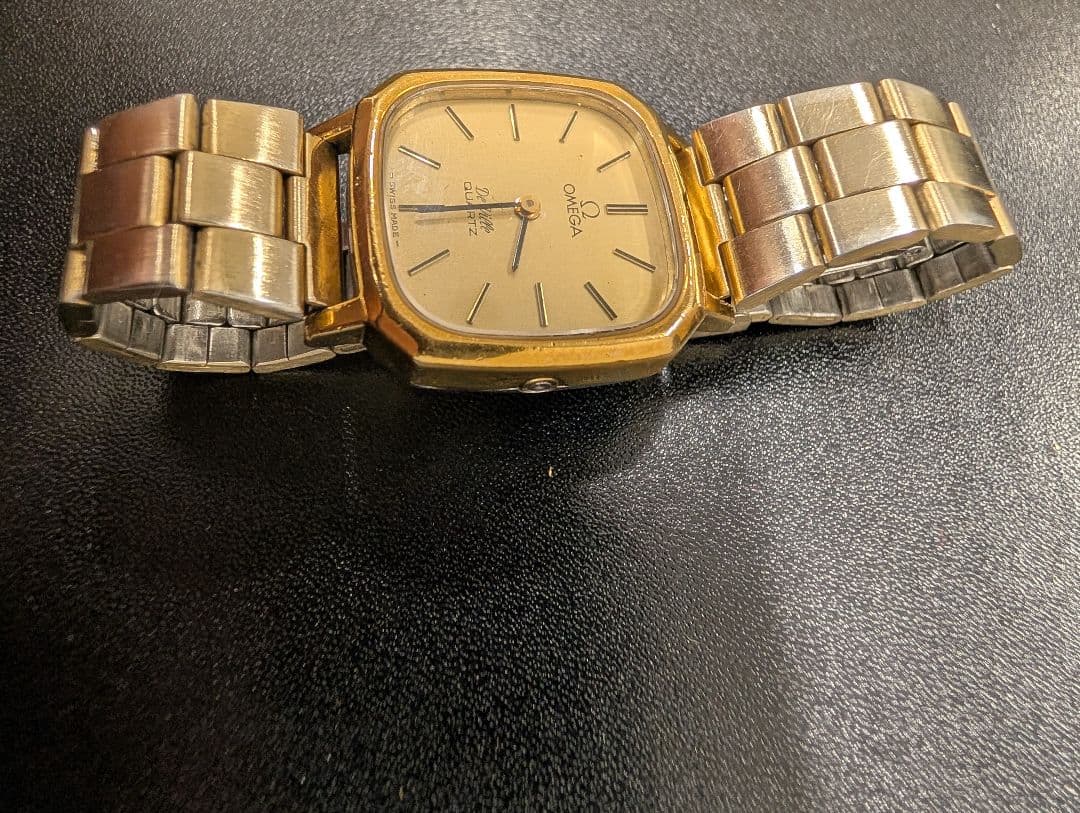 OMEGA デビル ゴールド スクエアケース