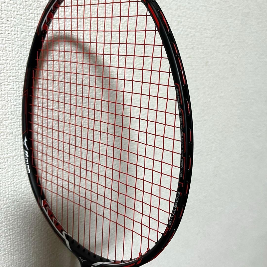 Mizuno フォルティウス 80 バドミントンラケット ケース付