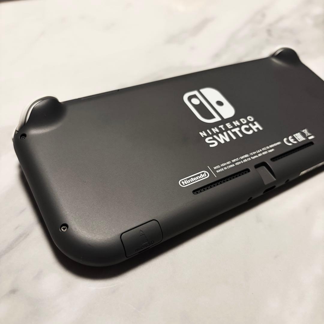 Nintendo Switch Lite グレー 本体 箱あり ケース付き
