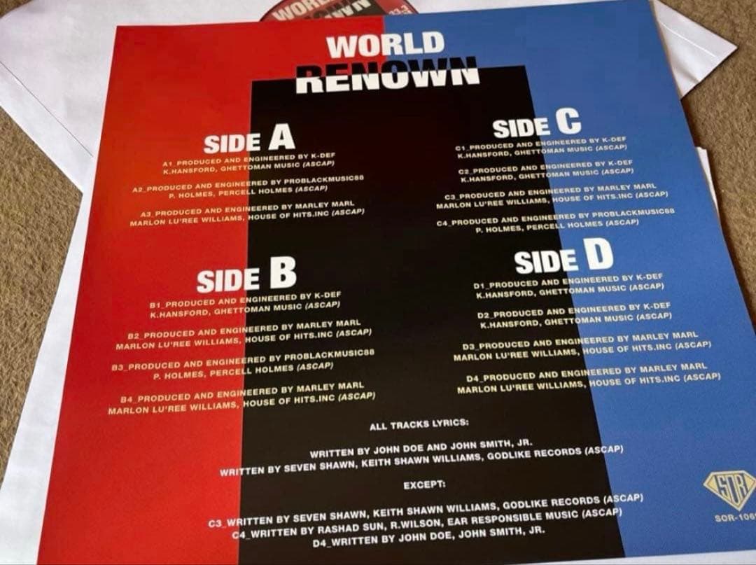 洋楽 World Renown - 2LP