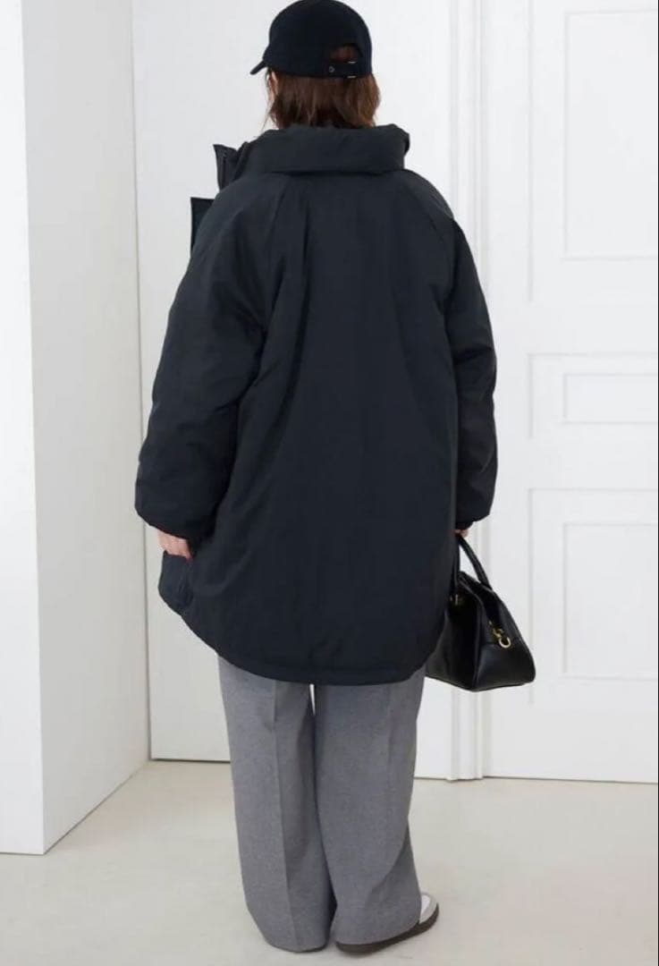 SLOBE IENA ウォッシャブル中綿モンスターパーカーブルゾン