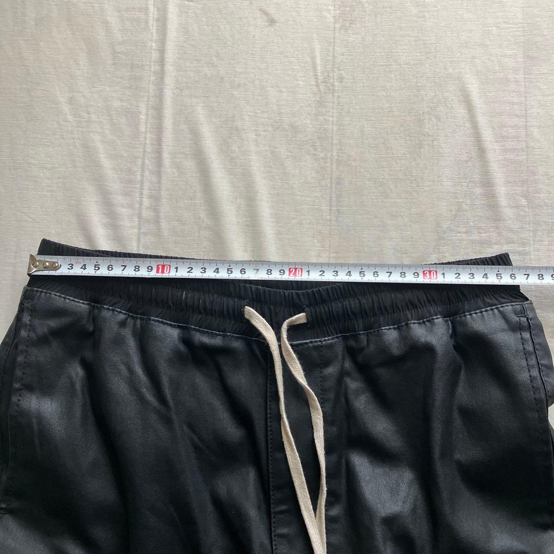 danke schon /フェイクレザー カーゴパンツ 黒 30