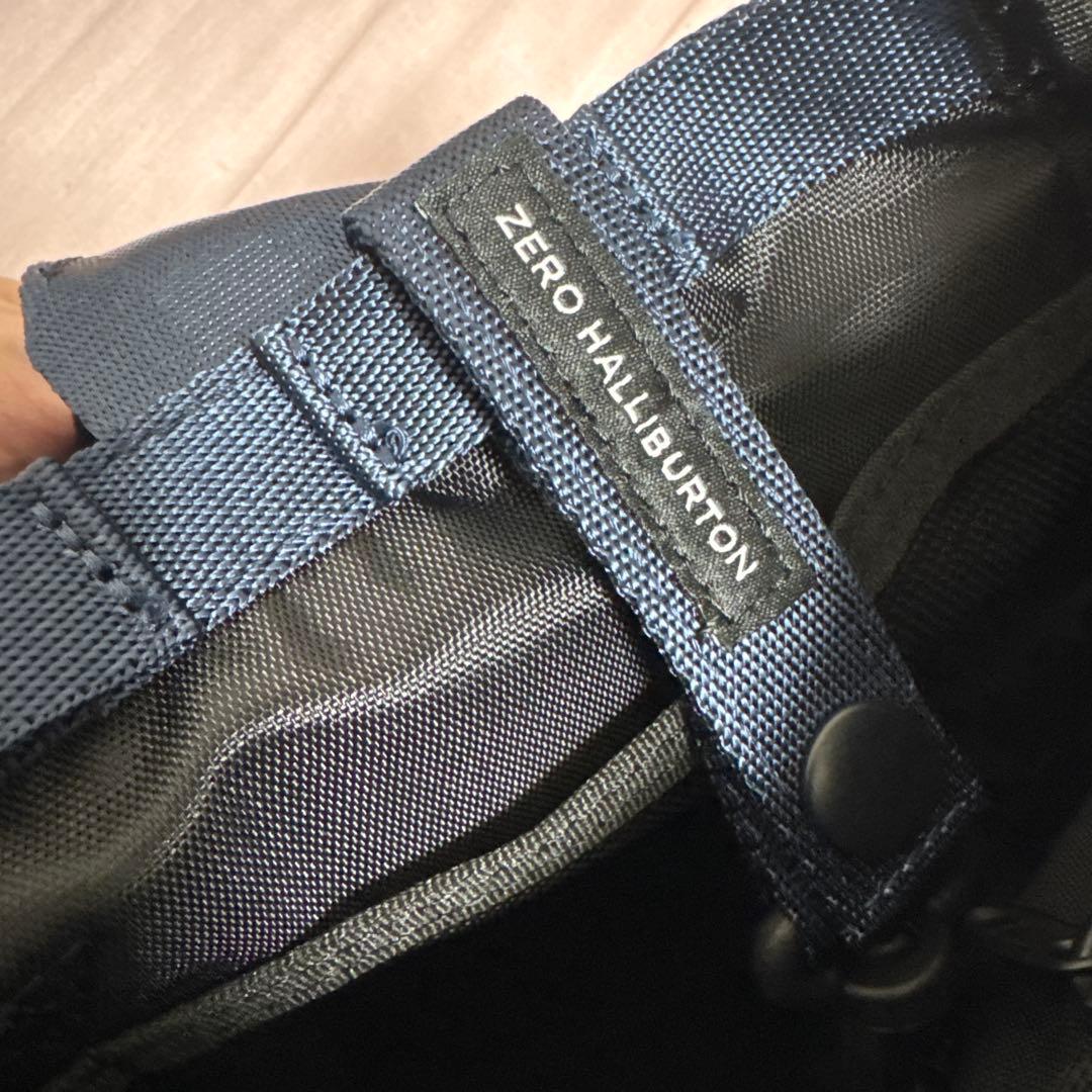 ☆未使用☆ZERO HALLIBURTON カートトートバッグ ネイビーカモ色