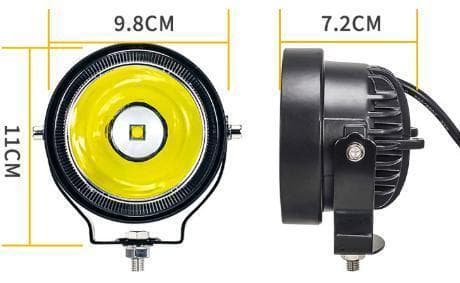 ホワイト 2個セット LEDフォグランプ ヘッドライト 160W 20000lm