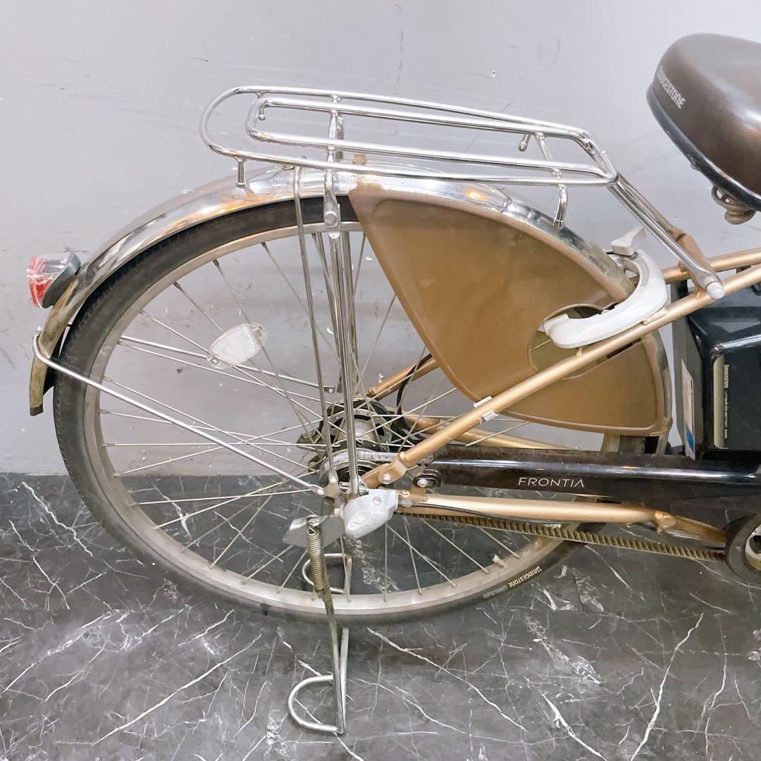 引き取り【33】電動自転車 ブリヂストン FRONTIA ゴールド 26インチ