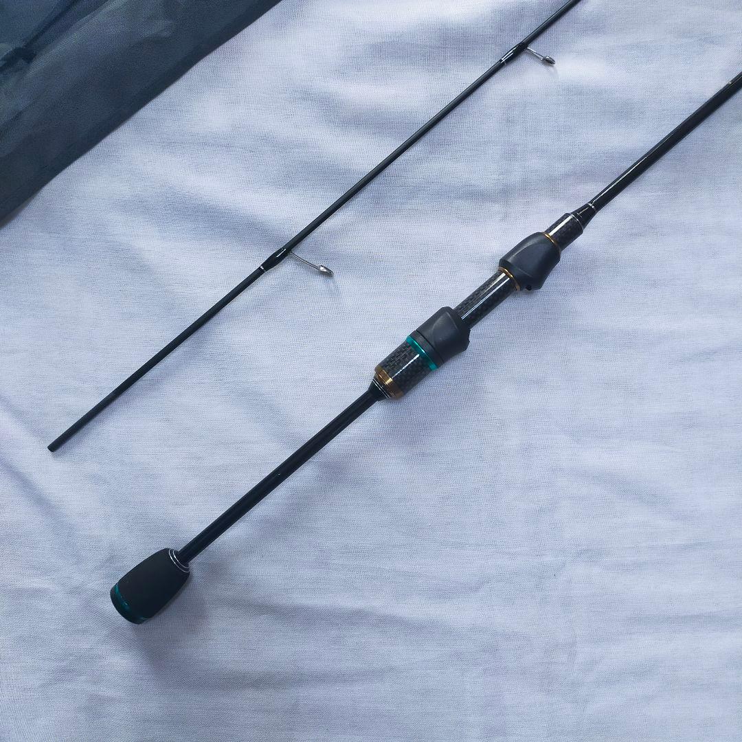 【新品２本セット】6.6ftスピニングロッドUL　アジングやメバリング、トラウト