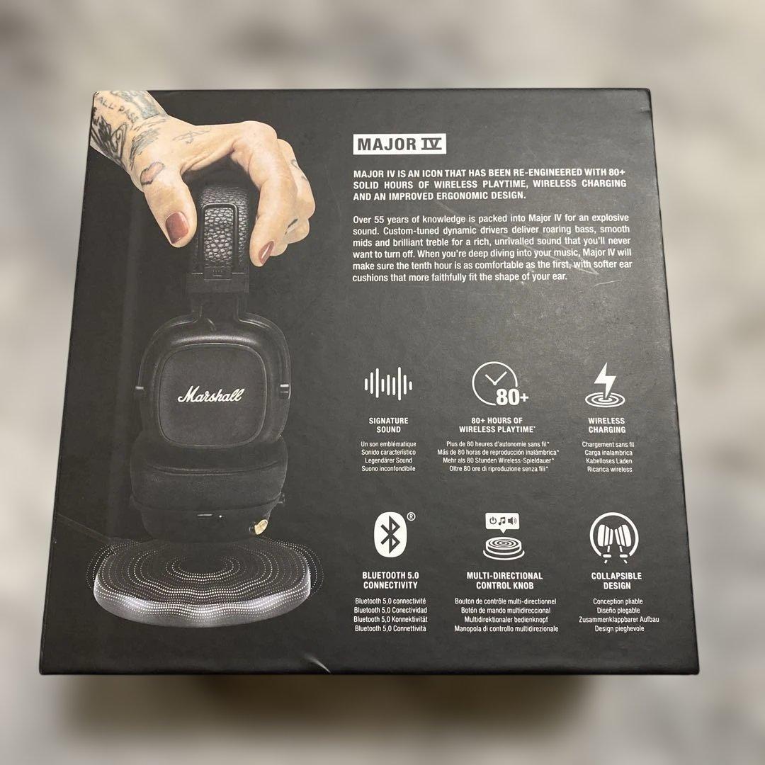 新品　Marshall Major IV ワイヤレスヘッドフォン