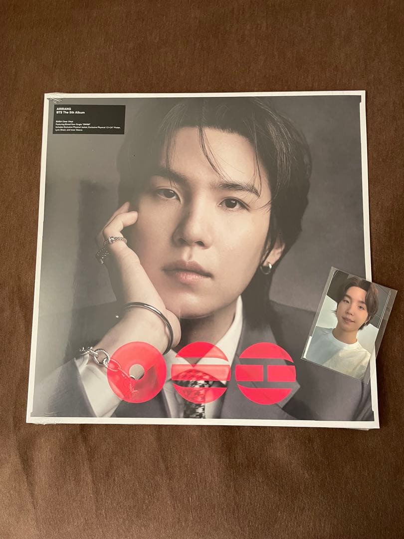 BTS ARIRANG Standard Vinyl Suga ユンギトレカ付き