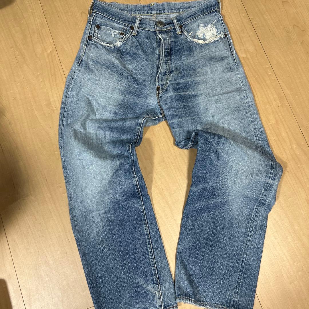 EVISU エビス　ダメージジーンズ 32X34